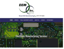 Tablet Screenshot of bbm-inc.com